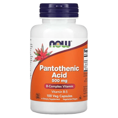 Pantothenic Acid 500mg, 100 Cápsulas - Fipht